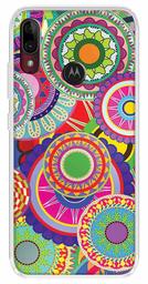 Amazon Brand - Solimo Designer Multicolor Design Printed Soft Back Case Mobile Cover for Motorola Moto E6s / Motorola Moto E6 Plus