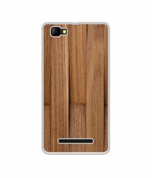 Amazon Brand - Solimo Designer Wooden Art UV Printed Soft Back Case Mobile Cover for Lyf C459