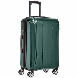 AmazonBasics Oxford harde spinner bagage - 68 cm, groen