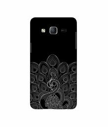 Amazon Brand - Solimo Designer Peacock Pattern 3D Printed Hard Back Case Mobile Cover for Samsung Galaxy On5