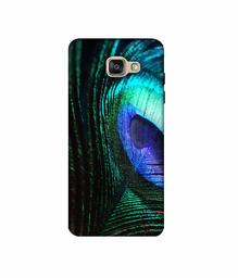 Amazon Brand - Solimo Designer Peacock Feather 3D Printed Hard Back Case Mobile Cover for Samsung Galaxy A5 (2016)