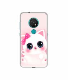 Amazon Brand - Solimo Designer Babby Kitty UV Printed Soft Back Case Mobile Cover for Nokia 7.2