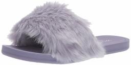 Amazon Brand Mae Marabou Women's Slippers with 1 Strap, Lavendar, 35-36 EU