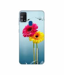 Amazon Brand - Solimo Designer Sun Flower 3D Printed Hard Back Case Mobile Cover for Samsung Galaxy M31