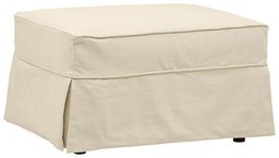 Amazon Brand – Stone & Beam Carrigan Ottoman with Slipcover, 33