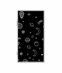 Amazon Brand - Solimo Designer Solar System UV Printed Soft Back Case Mobile Cover for Sony Xperia XA1 Plus