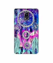 Amazon Brand - Solimo Designer Round Wall Hanging Pattern 3D Printed Hard Back Case Mobile Cover for Samsung Galaxy Note 4