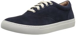 Amazon Brand - 206 Collective Men's Olympic Casual Lace-Up Sneaker, Navy Suede, 9.5 D US