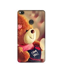 Amazon Brand - Solimo Designer Teddy Bear UV Printed Soft Back Case Mobile Cover for Mi Max 2