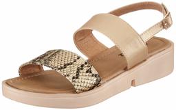 Flavia Women's Gold Fashion Sandals-9 UK (41 EU) (10 US) (FL139/GLD)