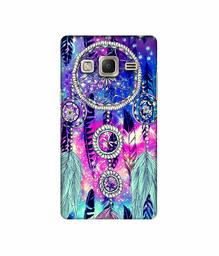 Amazon Brand - Solimo Designer Round Wall Hanging Pattern 3D Printed Hard Back Case Mobile Cover for Samsung Z3