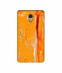 Amazon Brand - Solimo Designer Gold Yellow Paint 3D Printed Hard Back Case Mobile Cover for Lenovo P2