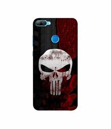 Amazon Brand - Solimo Designer Punisher Skull 3D Printed Hard Back Case Mobile Cover for Honor 9N