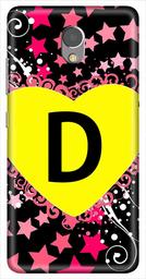 Amazon Brand - Solimo Designer Heart Pattern Alphabet-D 3D Printed Hard Back Case Mobile Cover for Lenovo P2