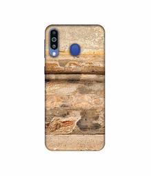 Amazon Brand - Solimo Designer Rushed Marble 3D Printed Hard Back Case Mobile Cover for Samsung Galaxy M21