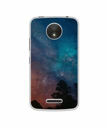 Amazon Brand - Solimo Designer Sky Photography UV Printed Soft Back Case Mobile Cover for Motorola Moto C Plus