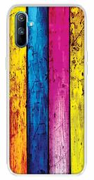 Amazon Brand - Solimo Designer Multicolor Vertical Pattern Printed Soft Back Case Mobile Cover for Realme C3