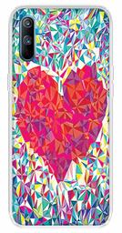 Amazon Brand - Solimo Designer Multicolor Stromae Heart Design Printed Soft Back Case Mobile Cover for Realme C3