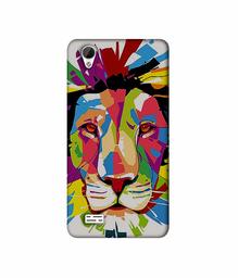 Amazon Brand - Solimo Designer Lion Multicolor Vector 3D Printed Hard Back Case Mobile Cover for Vivo Y31