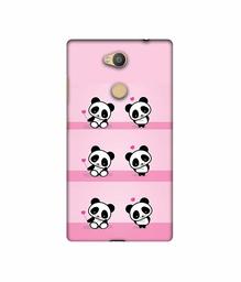 Amazon Brand - Solimo Designer Panda Pattern 3D Printed Hard Back Case Mobile Cover for Sony Xperia L2