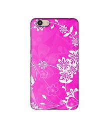 Amazon Brand - Solimo Designer Flower Pattern 3D Printed Hard Back Case Mobile Cover for Vivo Y53