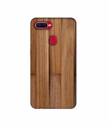 Amazon Brand - Solimo Designer Wooden Art 3D Printed Hard Back Case Mobile Cover for Oppo F9 Pro