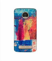 Amazon Brand - Solimo Designer Randam Color Mixing 3D Printed Hard Back Case Mobile Cover for Motorola Moto Z Play