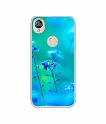 Amazon Brand - Solimo Designer Blue Flower UV Printed Soft Back Case Mobile Cover for iVooMi Innelo 1