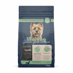 Amazon Brand - Lifelong - Grain Free Recipe Complete Dry Dog Food. Made with Fresh Lamb -1.5 kg