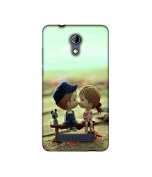 Amazon Brand - Solimo Designer Love Couples Pattern UV Printed Soft Back Case Mobile Cover for Micromax Bharat 2 Q402