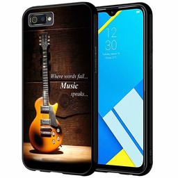 Amazon Brand - Solimo Designer Guitar Printed Hard Back Case Mobile Cover for Realme C2 (D1156)