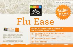 365 Everyday Value, Flu Ease Value Pack, 18 ct