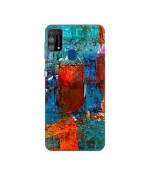 Amazon Brand - Solimo Designer Rectangle Color 3D Printed Hard Back Case Mobile Cover for Samsung Galaxy M31