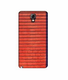 Amazon Brand - Solimo Designer Red and Purple Brick 3D Printed Hard Back Case Mobile Cover for Samsung Galaxy Note 3 Neo