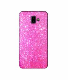 Amazon Brand - Solimo Designer Pink Sparkle 3D Printed Hard Back Case Mobile Cover for Samsung Galaxy J6 Plus