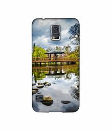 Amazon Brand - Solimo Designer Pebbles 3D Printed Hard Back Case Mobile Cover for Samsung Galaxy S5 i9600