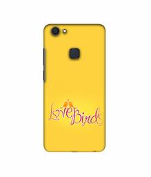 Amazon Brand - Solimo Designer Love Birds 3D Printed Hard Back Case Mobile Cover for Vivo V7 Plus