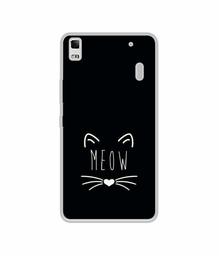 Amazon Brand - Solimo Designer Meow UV Printed Soft Back Case Mobile Cover for Lenovo K3 Note / A7000