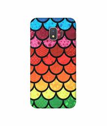 Amazon Brand - Solimo Designer Multicolor Pattern 3D Printed Hard Back Case Mobile Cover for Samsung Galaxy J2 Core