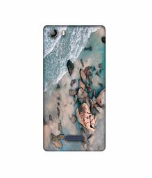 Amazon Brand - Solimo Designer Beach Side 3D Printed Hard Back Case Mobile Cover for Micromax Canvas 5 E481