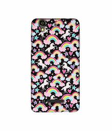 Amazon Brand - Solimo Designer Unicorn Texture 3D Printed Hard Back Case Mobile Cover for Micromax YU Yureka