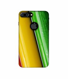 Amazon Brand - Solimo Designer Multicolor Plastic Paint 3D Printed Hard Back Case Mobile Cover for Apple iPhone 7 Plus (Logo Cut)