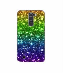 Amazon Brand - Solimo Designer Multicolor Stars 3D Printed Hard Back Case Mobile Cover for LG K7