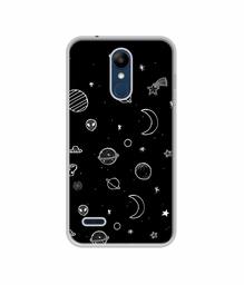 Amazon Brand - Solimo Designer Solar System UV Printed Soft Back Case Mobile Cover for LG K9