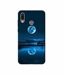 Amazon Brand - Solimo Designer Moon Pattern Print 3D Printed Hard Back Case Mobile Cover for Huawei Honor Play