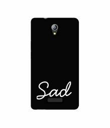 Amazon Brand - Solimo Designer Sad 3D Printed Hard Back Case Mobile Cover for Micromax Canvas Pace 4G Q416