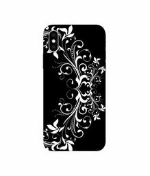 Amazon Brand - Solimo Designer Flower Art Pattern 3D Printed Hard Back Case Mobile Cover for Apple iPhone Xs Max