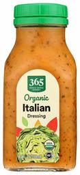 365 by Whole Foods Market, Organic Refrigerated Salad Dressing, Italian, 12 Fl Oz