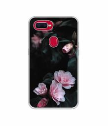 Amazon Brand - Solimo Designer Dark Flowers Photography UV Printed Soft Back Case Mobile Cover for Oppo F9 Pro