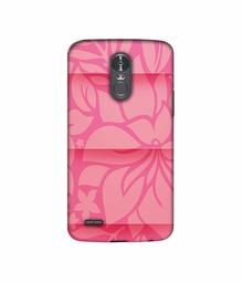 Amazon Brand - Solimo Designer Pink Flower Banch Print On Cloth 3D Printed Hard Back Case Mobile Cover for LG Stylus 3